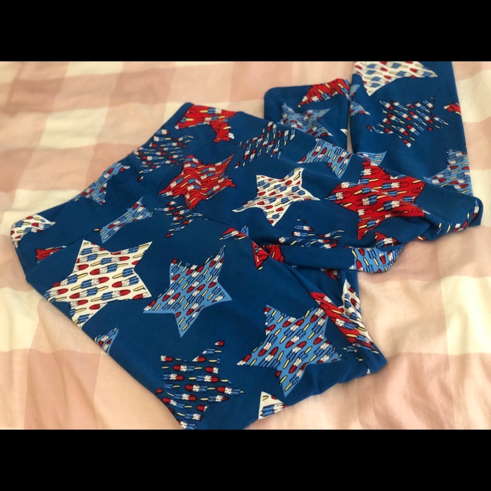 Lularoe patriotic leggings